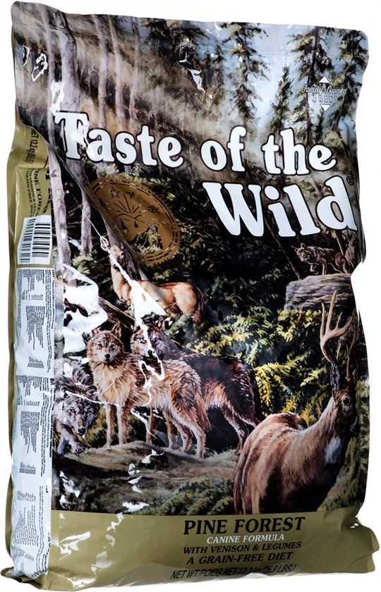 Taste of the Wild Dennenbos met hertenvlees en peulvruchten 12,2 kg