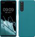 kwmobile telefoonhoesje geschikt voor Sony Xperia 10 V - Hoesje voor smartphone - Back cover in mat petrol
