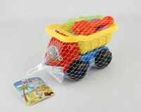 Dimasa Strandvrachtwagen, 20 cm, met accessoires, meerkleurig (DIM06502)