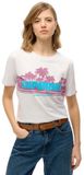 Superdry - Gestreept Outdoor T-shirt met relaxte pasvorm - Dames - T-shirts