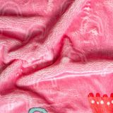 HappyFriday Moshi Moshi Kinderdeken Hola Roze Microvezel 34 x 38 cm