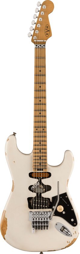 EVH Frankenstein Relic MN White - Signature elektrische gitaar