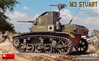 MiniArt M3 Stuart Vroege Productie Modelbouwpakket - 1:35