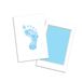 Pearhead Newborn Baby Handprint of Footprint "Clean-Touch" Ink Pad, 2 Gebruiken, Blauw