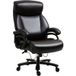 Fauteuil de bureau, fauteuil de direction, fauteuil de jeu, fauteuil pivotant, fonction bascule, rembourrage épais, capacité de charge de 180 kg, design ergonomique, hauteur réglable, similicuir, marron