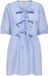 ONLY - ONLCLARA TESSA SS 2-WAY DRESS NOOS WVN - Dames - Mini jurken - M - Vista Blue