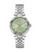 Gc Flair Large Size Metal Analoog Quartzhorloge Zilverkleurig Kast Gemaakt Van 100% Roestvrij Staal En Een Armband Van 100% Roestvrij Staal 38 Z36003L9MF