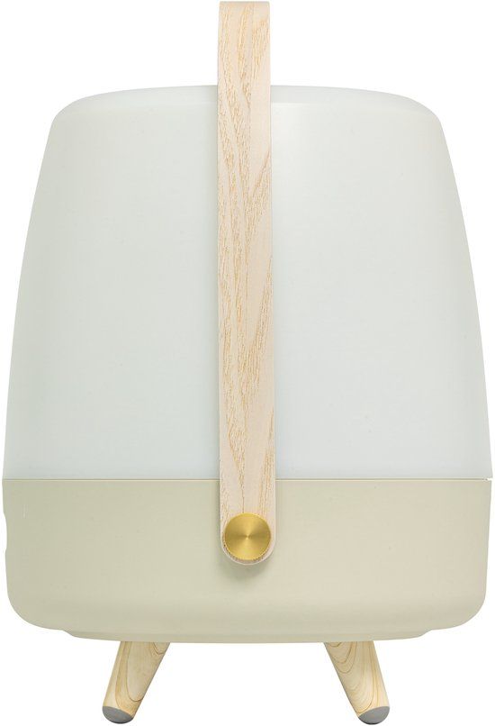 Kooduu Lite-Up Play - Draagbare Speaker Lamp - Krachtig Geluid - Warm Wit Licht - Sand