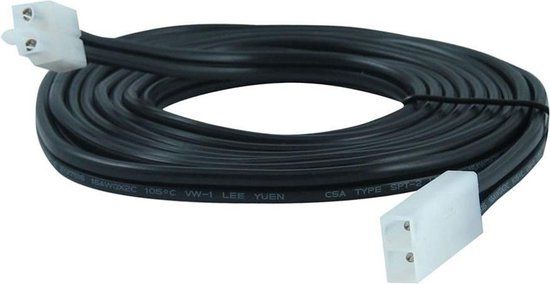 Optimate Verlengkabel 250 Cm 5a Zwart