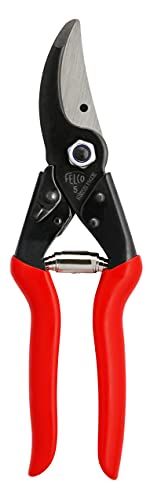 FELCO 5 snoeischaar (snede ø 25 mm, lengte 225 mm, snoeischaar voor grote handen, stalen blad, spitse snijkop)