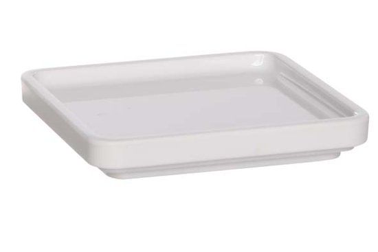 Pantone Serveerschaal - S - Vierkant - 8 x 8 x 13 cm - Blanc de Blanc 11-4800 - Wit - 5707672080433