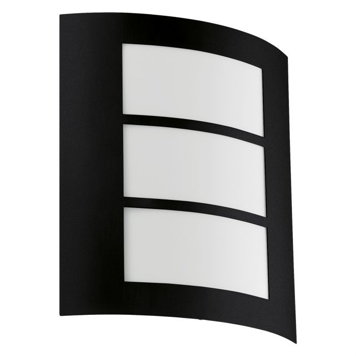 EGLO City Buitenlamp - Zwart - E27 - 26cm - IP44