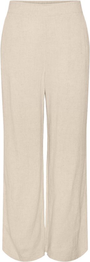 PIECES PCVINSTY HW LINEN PANT NOOS BC Dames Broeken - Maat M X L32