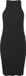 VERO MODA VMCHLOE Dames Jurk - Zwart - Maat S - Mouwloos - Kniehoogte - Casual
