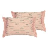 furn. Sigrid polyester gevulde kussens (Twin Pack), Blush, 35 x 50 cm