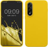 kwmobile telefoonhoesje geschikt voor OnePlus Nord 5 - Hoesje met siliconen coating - Smartphone case in stralend geel