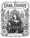 Dark Fantasy Coloring Book: Gothic Queens, Angels, Witches, Dragons & Enchanted Creatures