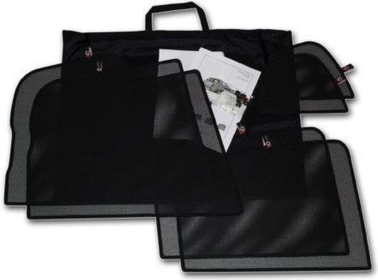 Car Shades Set Citroen C4 Grand Picasso 2014 - Black - Clip System