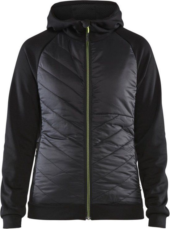 Blåkläder Dames hybride sweater 3464-2526 - Zwart/High Vis Geel - XS
