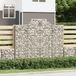 Maison Exclusive - Set van 5 verzinkte stalen gaasbakken, afmetingen 200x50x160/180 cm