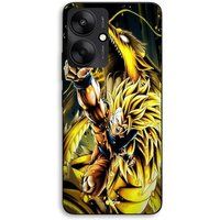 Maniacase Hoesje voor Xiaomi Redmi 13C 5G Son Goku Super Saiyan SSJ3 Dragon Ball-aanval