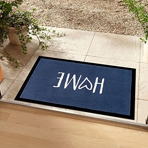 Hanse Home Deurmat - 45x75 cm - Home Blauw - Anti-slip - Verschillende Motieven