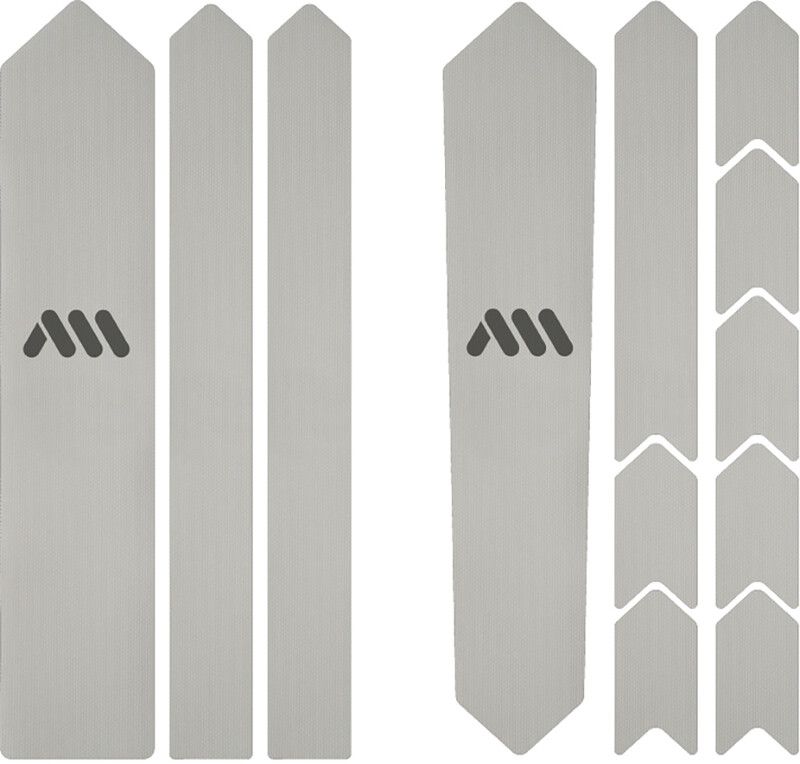 All Mountain Style AMS Framebescherming voor gravelbikes/racefietsen - Doorzichtig/Zilver