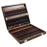 Derwent Coloursoft Kleurpotloden, Tekenen en Schrijven, Set van 48 in Houten Geschenkdoos, Ideaal voor Kleuren Opbouwen, Professionele Kwaliteit, 2301660