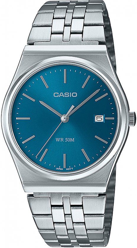 Casio MTP-B145D-2A2VEF Herenhorloge 35 mm - Zilverkleurig