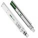 GTV H45 Schuifladenrails - 45,3 x 250 mm - Sterk verzinkt staal - Soft-Close railsysteem - Telescopische rail kogelgeleiding - Belastbaar tot 30 kg 1 set = 2 stuks