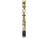 Decoris Kerstfiguurset glas koker 9 stuks goud