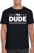 Bellatio Decorations Shoppartners Bv The Dude tekst T-shirt - zwart - M