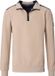Casa Moda Half Zip Sweat Beige - Maat M - Heren