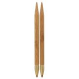 Seeknit - Seeknit Koshitsu Lichtgewicht en Gepolijst Bamboe (10cm, 9.00mm, Screw Size M4) Verwisselbaar Circulaire Breien Naald Tips - 2 Stukken