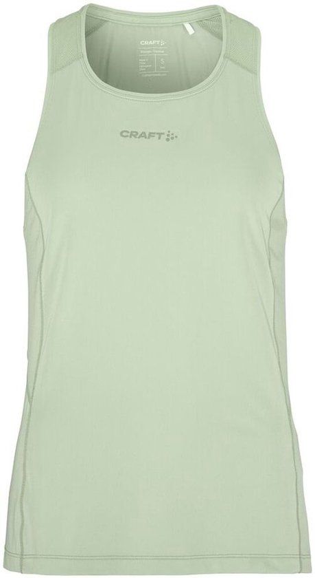 Craft ADV Essence Singlet 2 Dames Sportshirt - Groen, Maat XL