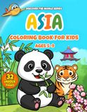 Asia Coloring Book for Kids