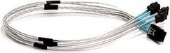 Supermicro IPASS to 4 SATA Cross-over Cable, 50cm, Silver