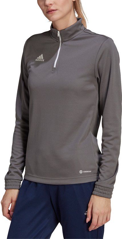 Adidas Entrada 22 Trainingssweater Dames - Maat XS - Grijs
