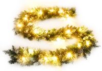 vidaXL kerstslinger met led-lampjes 5,2 m pvc groen