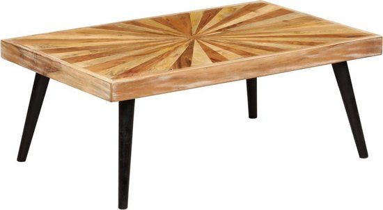 vidaXL Salontafel 90x55x36 cm massief mangohout