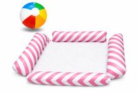 Goodz4All Roze Waterhangmat 110x123 cm Opblaasbare Drijfstoel