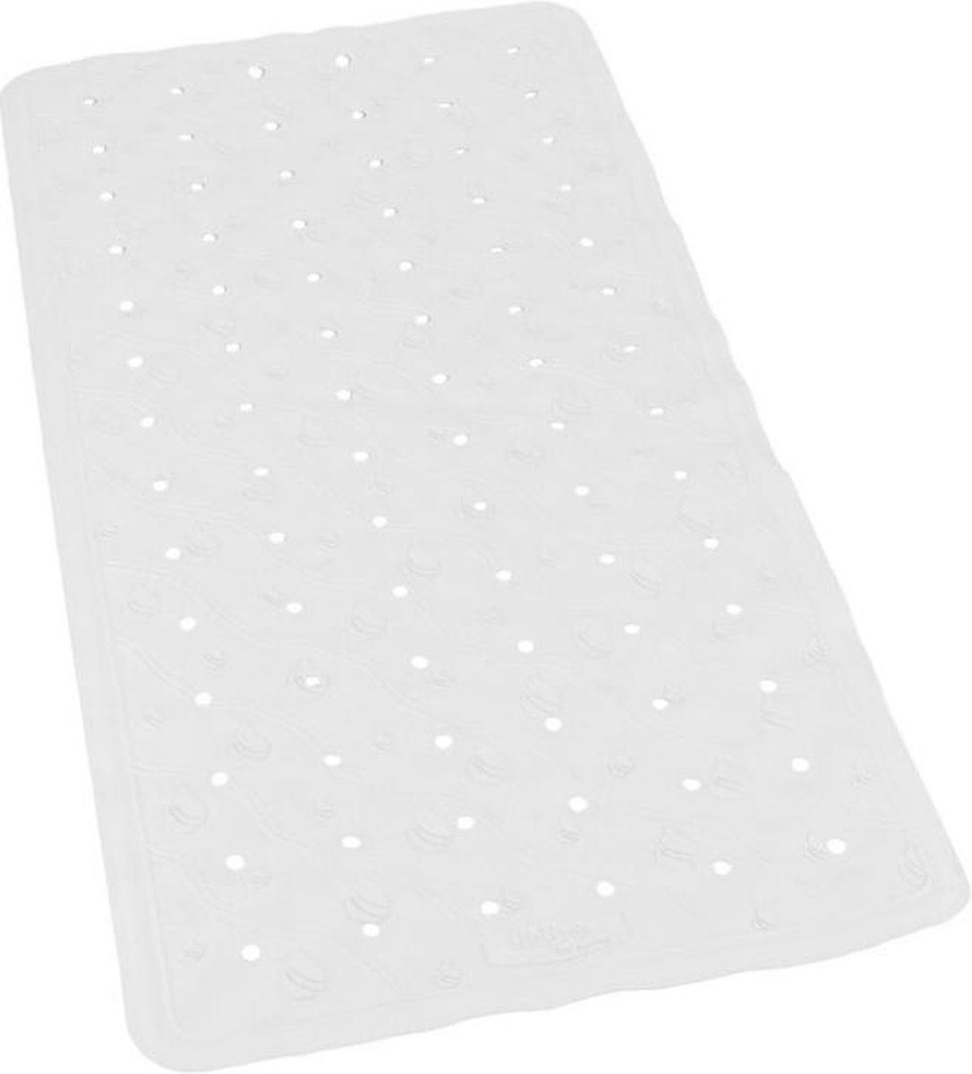 Gerimport Badmat Anti-slip 76 X 36 Cm Rubber Wit