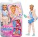 Ken Dream Besties poup, cheveux blonds, 11 articulations, 9 accessoires, pour enfants de 4-10 ans