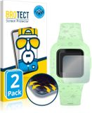 BROTECT - Screenprotector voor Garmin Vivofit jr. 3 - Folie Beschermfolie transparant volledig dekking - 2 Stuks
