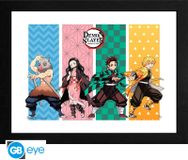 Abystyle Demon Slayer Framed Print - Group