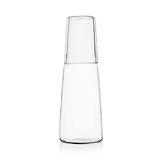 Ichendorf Milano 0.093598428 waterfles + beker helder, glas
