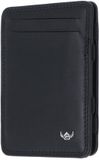 Golden Head Leren kaarthouder Polo RFID Protect Wunder-Börse 4044 Schwarz zwart