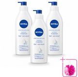 Nivea Lait pour le corps express avec pompe - Pour peau normale à sèche - 72 heures d'hydratation - 400 ml