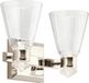 Kichler Kayva LED Wandlamp | 12W | 3000K | 1250Lm | IP44 | Gepolijst Nikkel