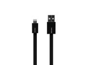 Neoxeo X250A25057 Flat Lightning-kabel voor iPhone 5/5S/5C/iPad Air/iPod Touch 5 - Zwart